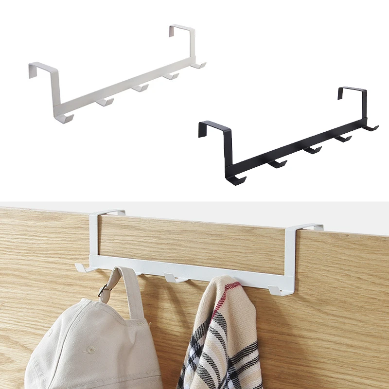Home Edit Bathroom Storage - Kapı üzerinde kanca 5 kanca ev