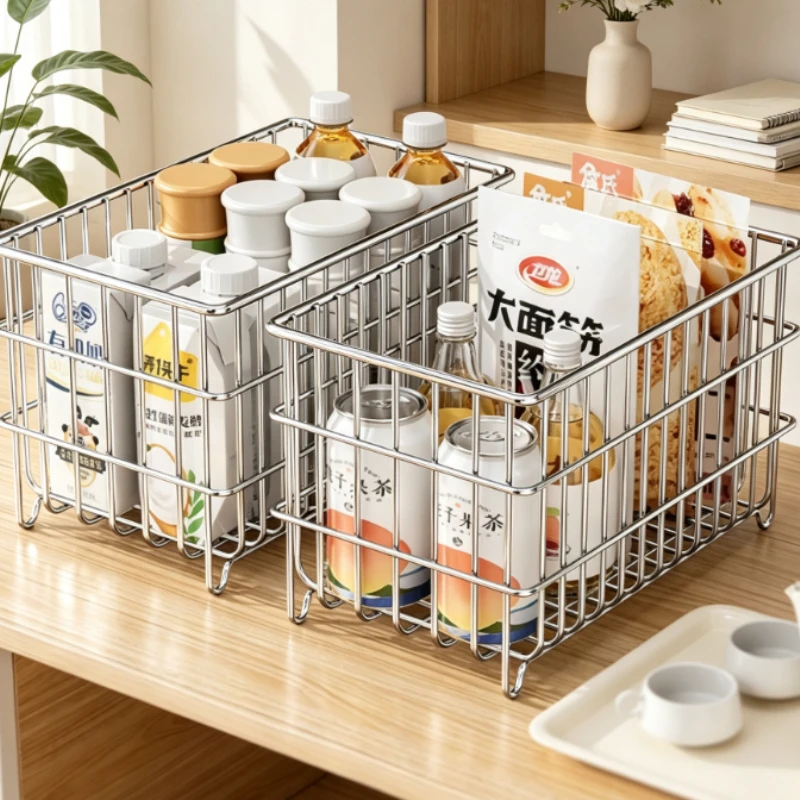 Home Essentials Bathroom Storage - Paslanmaz Çelik Depolama Sepeti, 304 Olan