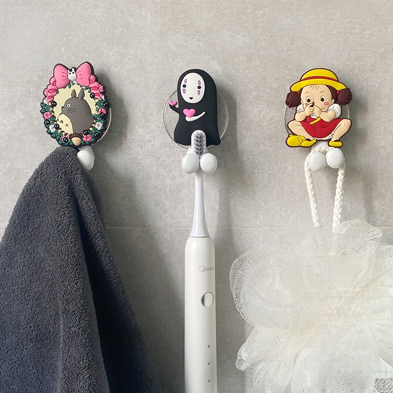 Home Bathroom Organizer - 1 adet karikatür Anime Totoro figürü