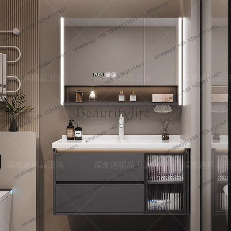 Home Bathroom Vanity Combo - X4 Modern Lüks Banyo Dolabı Organizatör