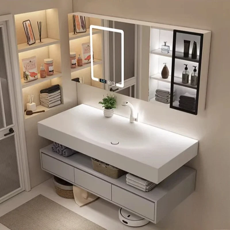 Home Bathroom Vanity Combo - Organizatör Dolaplar, Kırık Makyaj Masası, Depolama