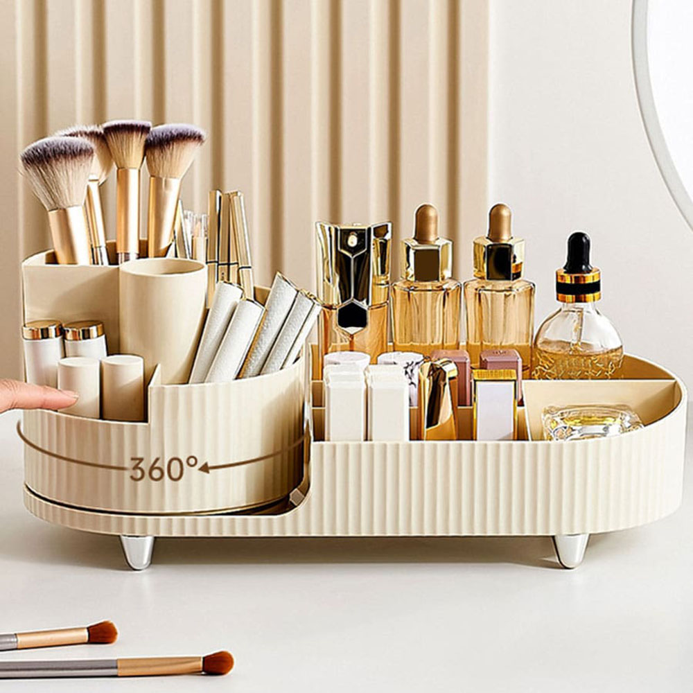 Home Edit Bathroom Storage - 360 ° Döner Makyaj Düzenleyici Çok