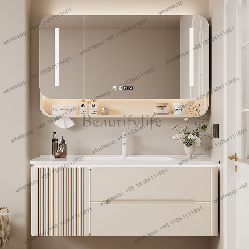 Home Bathroom Vanity Combo - LJYLuxury Modern Banyo Dolabı Depolama Organizatör