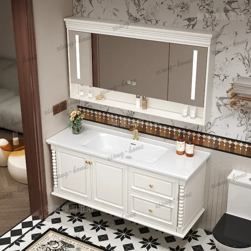 Ahşap Küçük Banyo Dolabı, Duva - Home Bathroom Vanity Combo incelemesi ve fiyatı