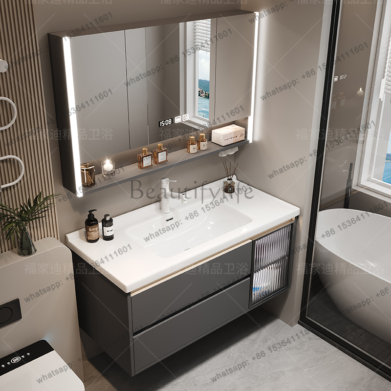 X4 Modern Lüks Banyo Dolabı Or - Home Bathroom Vanity Combo incelemesi ve fiyatı