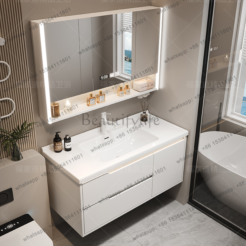 X4 Modern Lüks Banyo Dolabı Or - Home Bathroom Vanity Combo incelemesi ve fiyatı